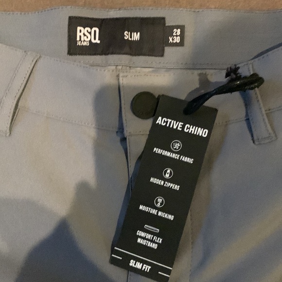 RSQ Men Active Chino Performance Fabric 28 X 30 - Picture 2 of 7